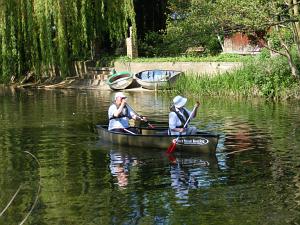 Boating on the river Stour