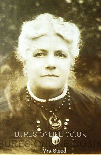 mrs steed, postmistress