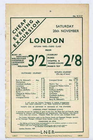 excursion ticket